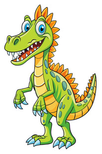 可爱卡通恐龙形象