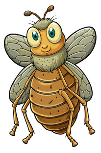 可爱卡通蜜蜂形象