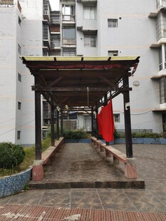 庭院中式凉亭景观一角