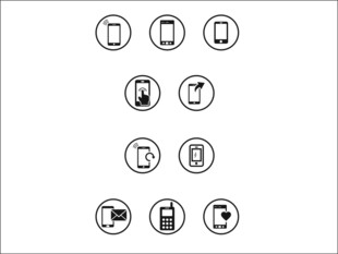 手机 拨号 电话 通讯  图标