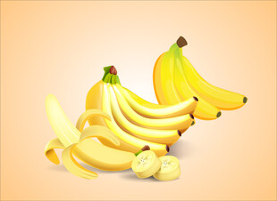 卡通香蕉