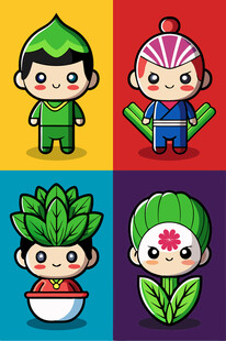 各地特色卡通形象集合