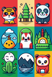 可爱日式卡通形象集合