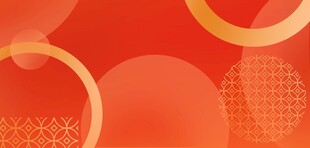 橙红色几何图案背景