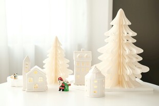 手工木质圣诞装饰摆件