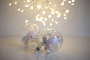 发光球内可爱玩偶装饰