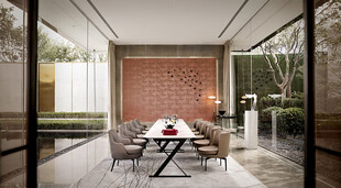 现代简约风格户外休闲区