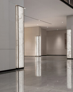 现代空旷室内空间场景