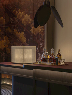 现代风格酒吧台精致陈设