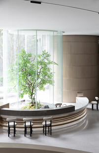 现代简约风室内环形休闲区