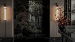 中式雅致玄关装饰场景