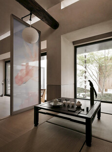 现代简约风室内茶几场景