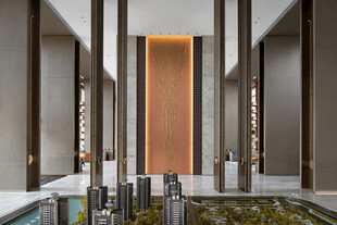 现代简约风室内水景空间