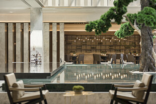 中式雅致茶室室内景观