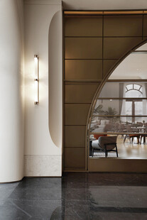 中式拱门室内空间设计