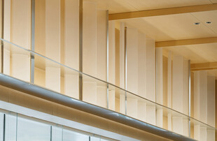 现代简约风格室内木质走廊