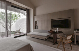 现代简约风卧室室内景致