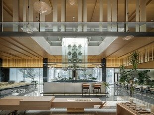 现代简约双层室内家居空间