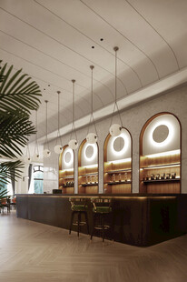 现代风格时尚店铺吧台设计