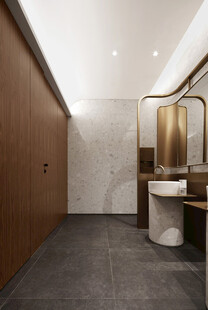 现代简约风格卫生间一角