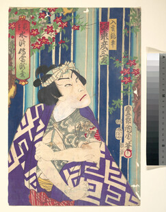 复古风日式艺伎插画