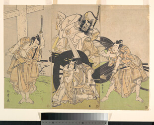 古代力士竞技场景图