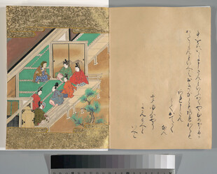 日本传统绘画场景