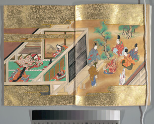 古代室内场景人物活动图