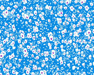 蓝色碎花图案背景