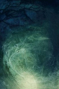 神秘绿色漩涡纹理背景