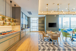 现代简约风开放式厨房餐厅