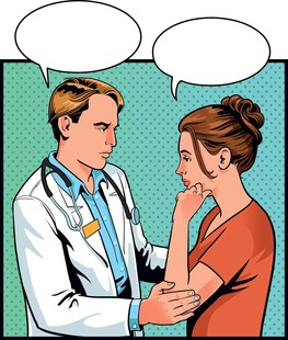 医生与患者交流场景