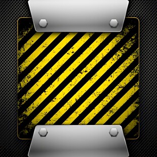 警示条纹金属板