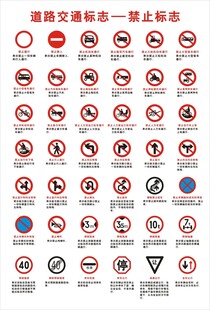 道路交通标志一禁止标志