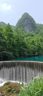 贵州黄果树小七孔千山水瀑布美景