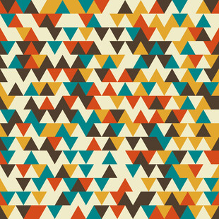 多彩几何三角形图案背景