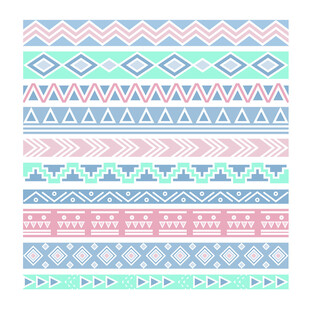 多彩几何民族风图案纹理