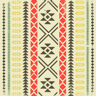 民族风几何图案纹理设计