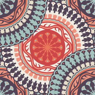 民族风几何图案装饰花纹