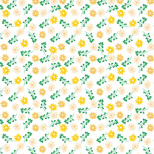 清新柠檬绿叶图案背景