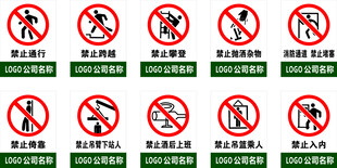 禁止安全警示标识