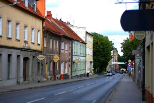  洲小镇街道风景