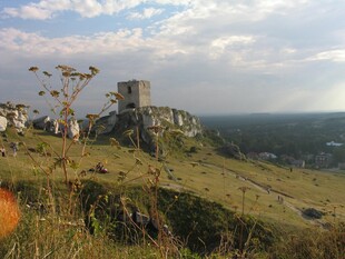 古老城堡屹立于旷野之上