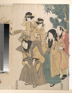 古代仕女聚会场景图