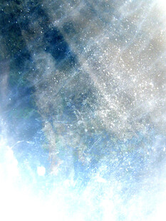 梦幻蓝色光斑纹理背景