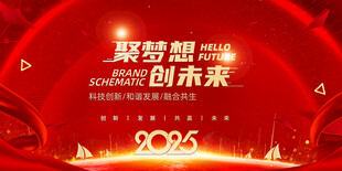 聚梦想创未来背景图