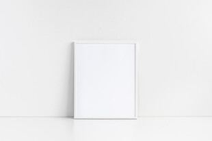 空白相框展示简约背景