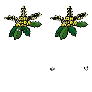 花朵绿叶造型精致耳环