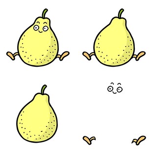 梨子的趣味动态变化