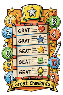 学生优秀表现奖励展示板